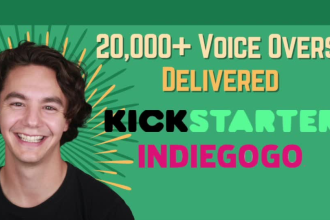 record or narrate your kickstarter crowdfunding campaign