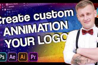create a custome animation your logo