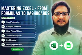 be your advanced excel expert for vba macros, dashboards, and reports