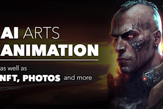 animate and looping ai artwork, photo, nft to gif or video