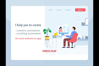 do interactive scrolling animation for your website
