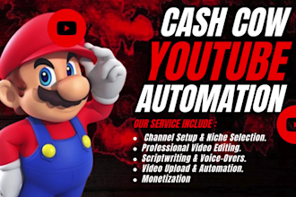 manage automation youtube cash cow channel top10 cash cow faceless videos