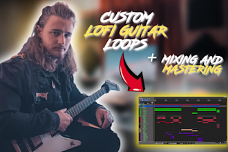 write and record lofi guitar loops