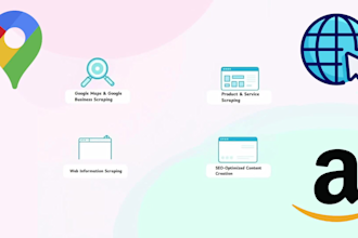 scrape google maps, amazon, any web site, 3k records, all data, SEO text