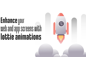 create lottie and GIF animations for web and mobile app