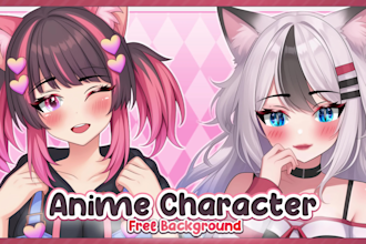 draw anime pfp, anime character, pfp, anime, and original character for you
