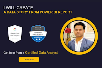 create a data story from power bi report