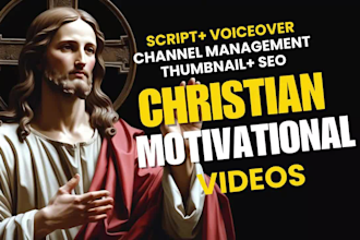 create christian motivational videos for youtube
