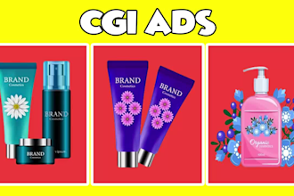 create viral 3d cgi ads and 3d cgi product animations