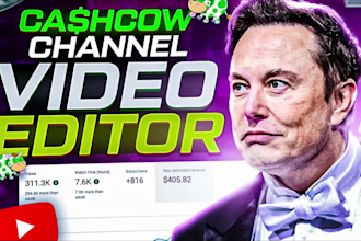 be your youtube faceless channel video editor