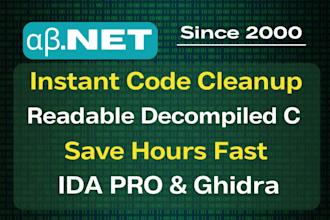 automate post processing of ida pro or ghidra decompiled c code for readability