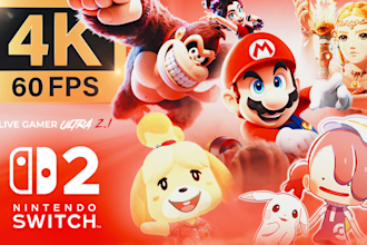 record switch 2 games up to 4k 60fps
