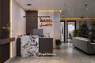 create photorealistic 3d interior rendering for office and commercial space