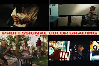professionally color grade your video in davinci resolve