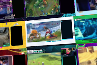 design a custom live chat overlay, intermission screen