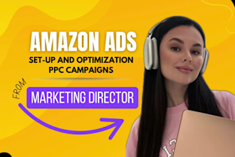 setup optimize and manage amazon PPC campaigns sponsored ads