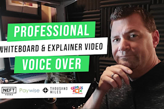 record a whiteboard or explainer video voice over