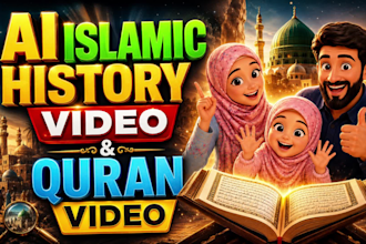 create ai quran video, islamic stories, and islamic history videos