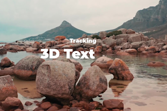 do professional 3d camera tracking and motion tracking