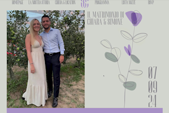 design a unique and elegant wedding website for your big day