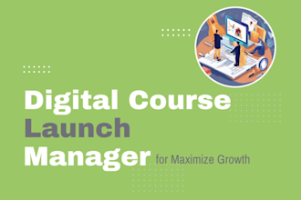 help you launch marketing your first product online course