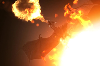 make epic fire logo intro reveal