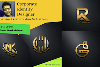 design an eye catching logo with a full corporate identity