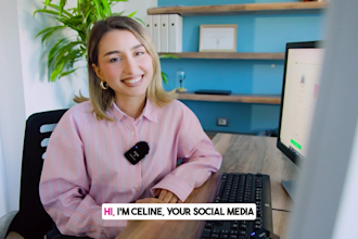 be your social media marketing manager and  content creator