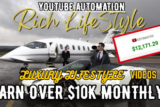 do youtube luxury lifestyle video to earn 50k monthly