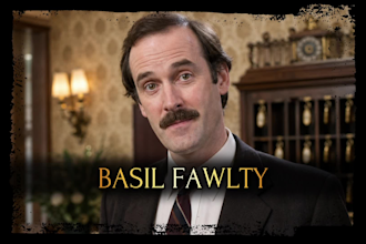 voice an energetic basil fawlty impression