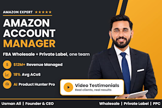 be your expert amazon account manager