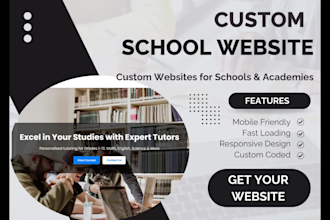 modern responsive tutor website
