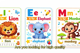 design creative and educational flashcards for kids using canva