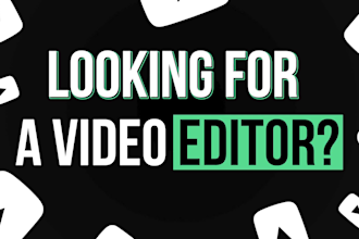 do professional video editing, youtube video editing upto 4k