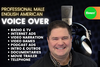 record an audio ad voice over with full production service