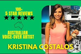 record a professional australian female voice over