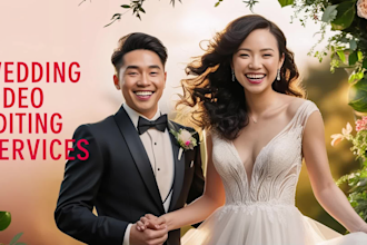do cinematic wedding video editing