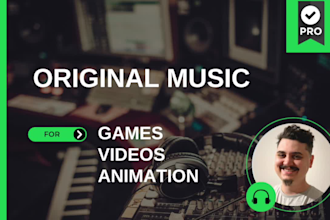 produce original music for your game, video, animation