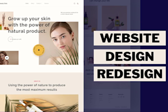 redesign, revamp, and rebrand the website modernization