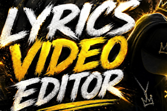 create an animated lyrics video for your song