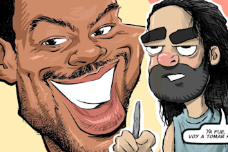 caricature of you, your friend or family member offer, no ia