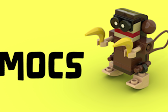 design a custom lego 3d model with instructions