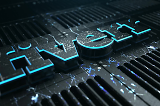 create professional 3d logo animation intro in 12 hours