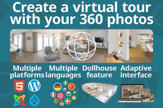 create a virtual tour with your 360 photos