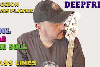 be your session bass player for soul and rnb