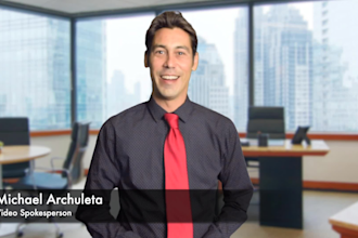 be your professional american spokesperson
