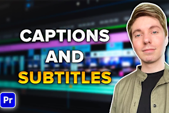 add professional english subtitles or captions to your video