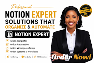 notion template design notion dashboard notion automation notion expert notion