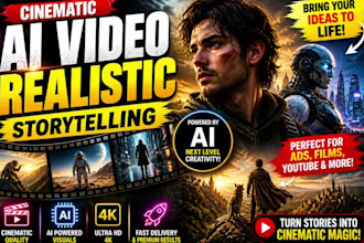 do cinematic ai video realistic ai avatar animation ai storytelling by veo3