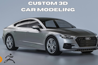 custom 3d car modeling car rendering gta v fivem car for game and printing
